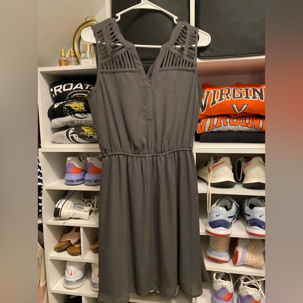 Grey business dress